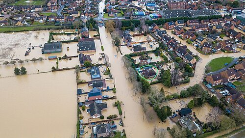 Flooding in Billingborough and Horbling 2025 Flooded villages Billingborough and Horbling
